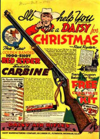 Plymouth MI  ~ 1920 12 Daisy BB Air Rifle Repro Hang Tag No Happy Daisy Boy 
