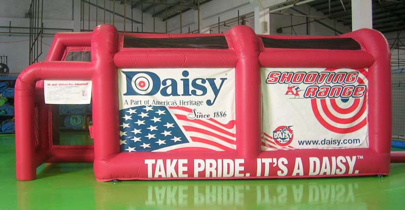 Daisy inflatable airgun range